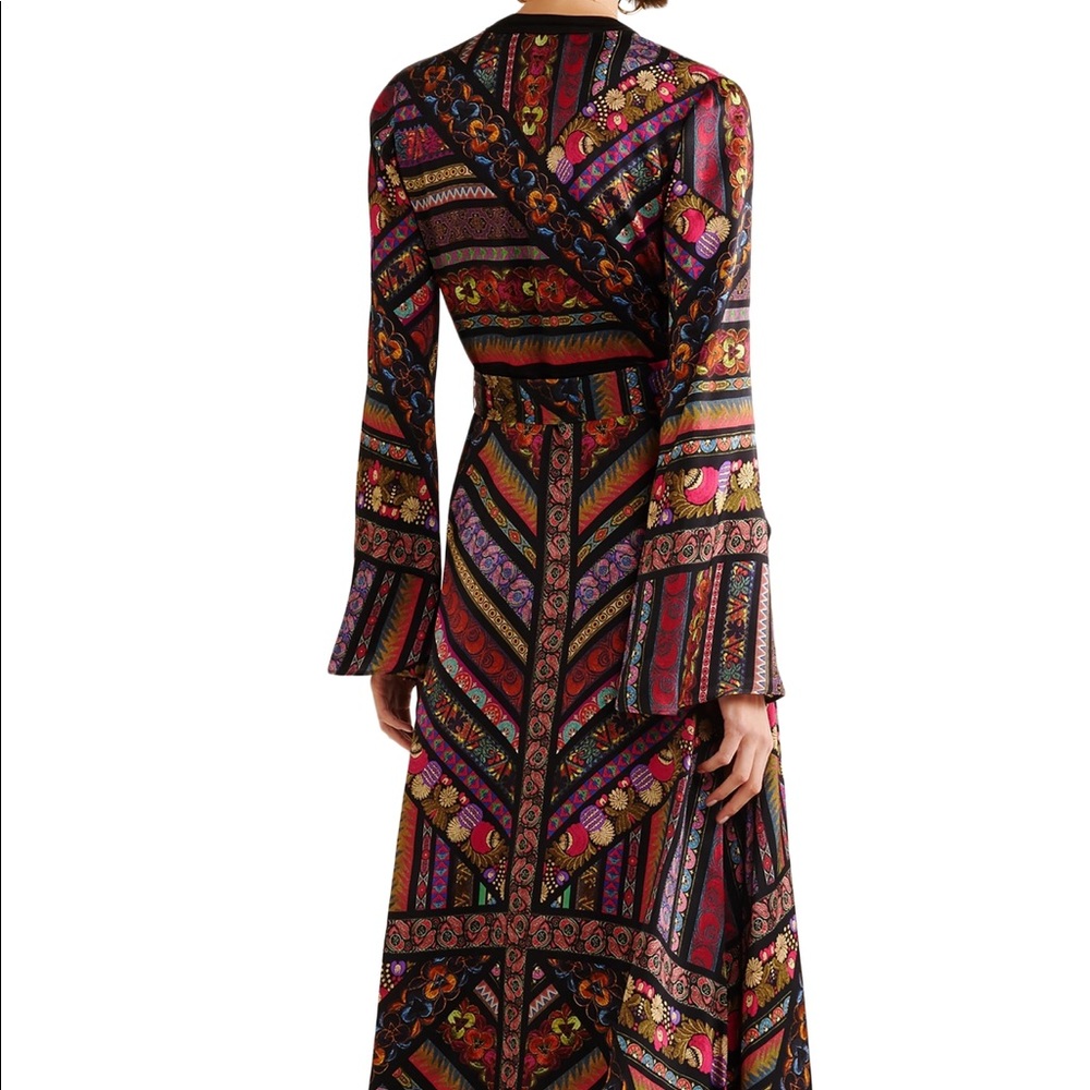 Etro wrap-effect crêpe dress, IT 38 - Picture 5 of 7